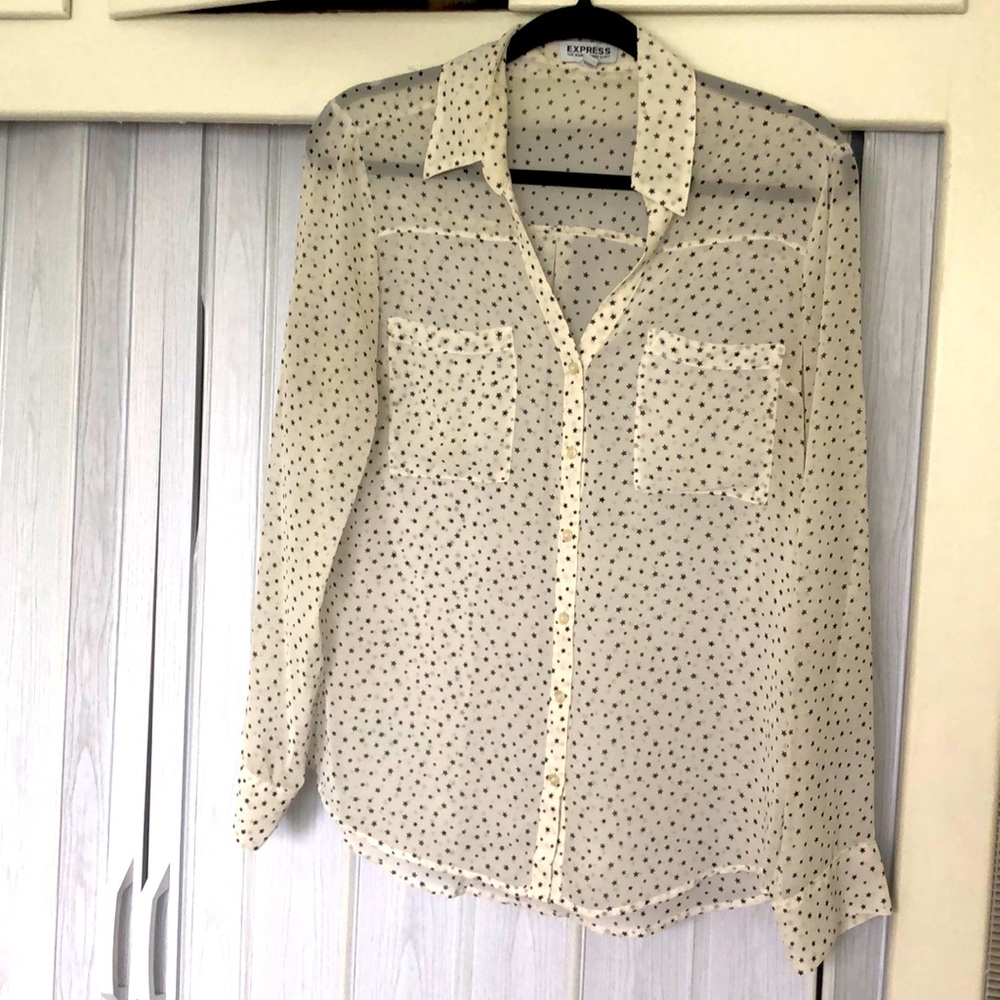 Express star long sleeve button down